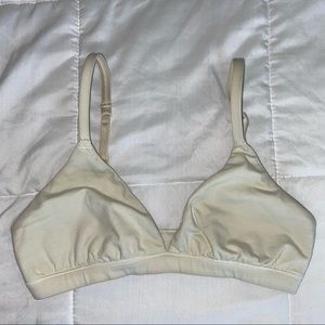 Skims cotton triangle bralette